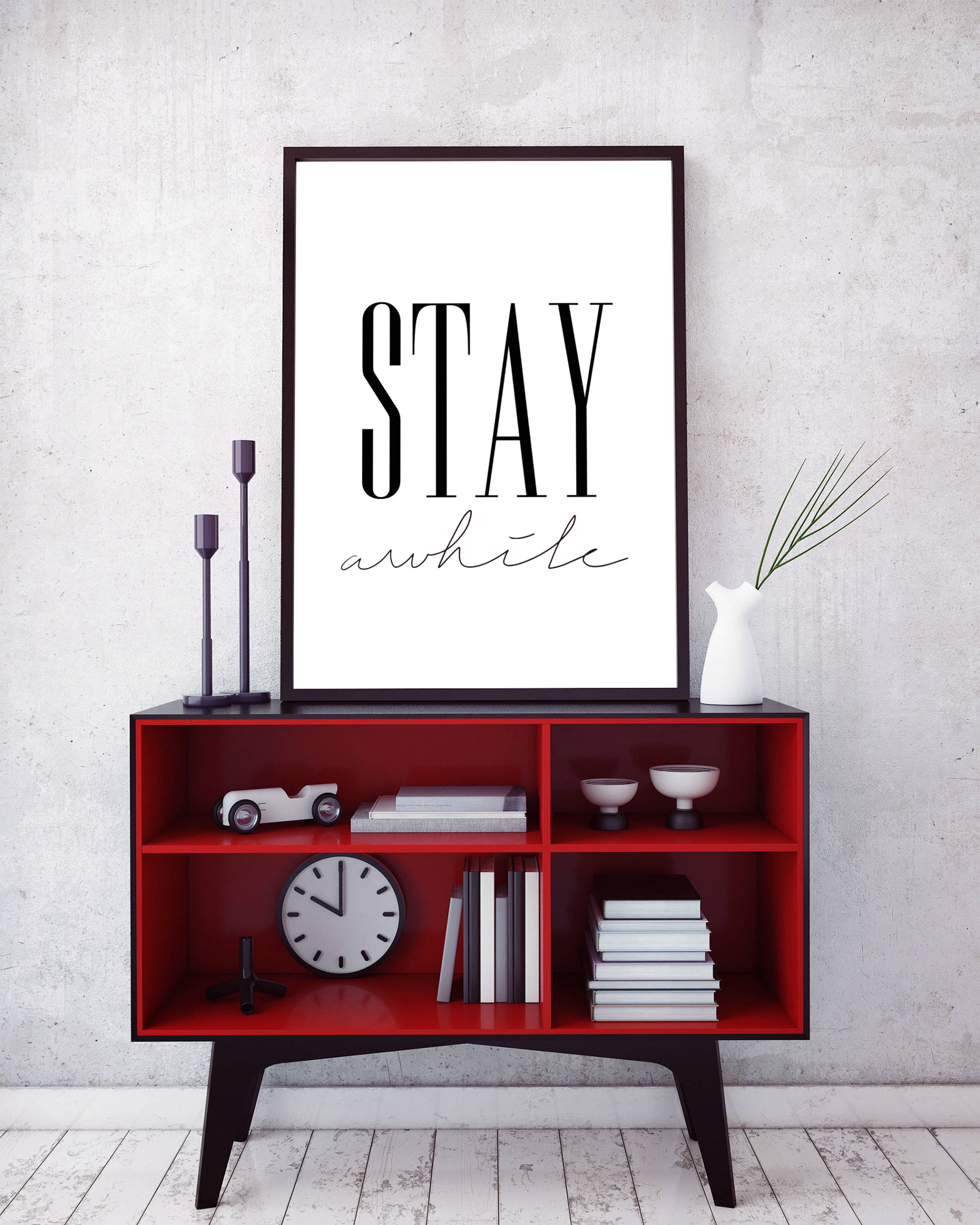 Printable poster wall art mockup